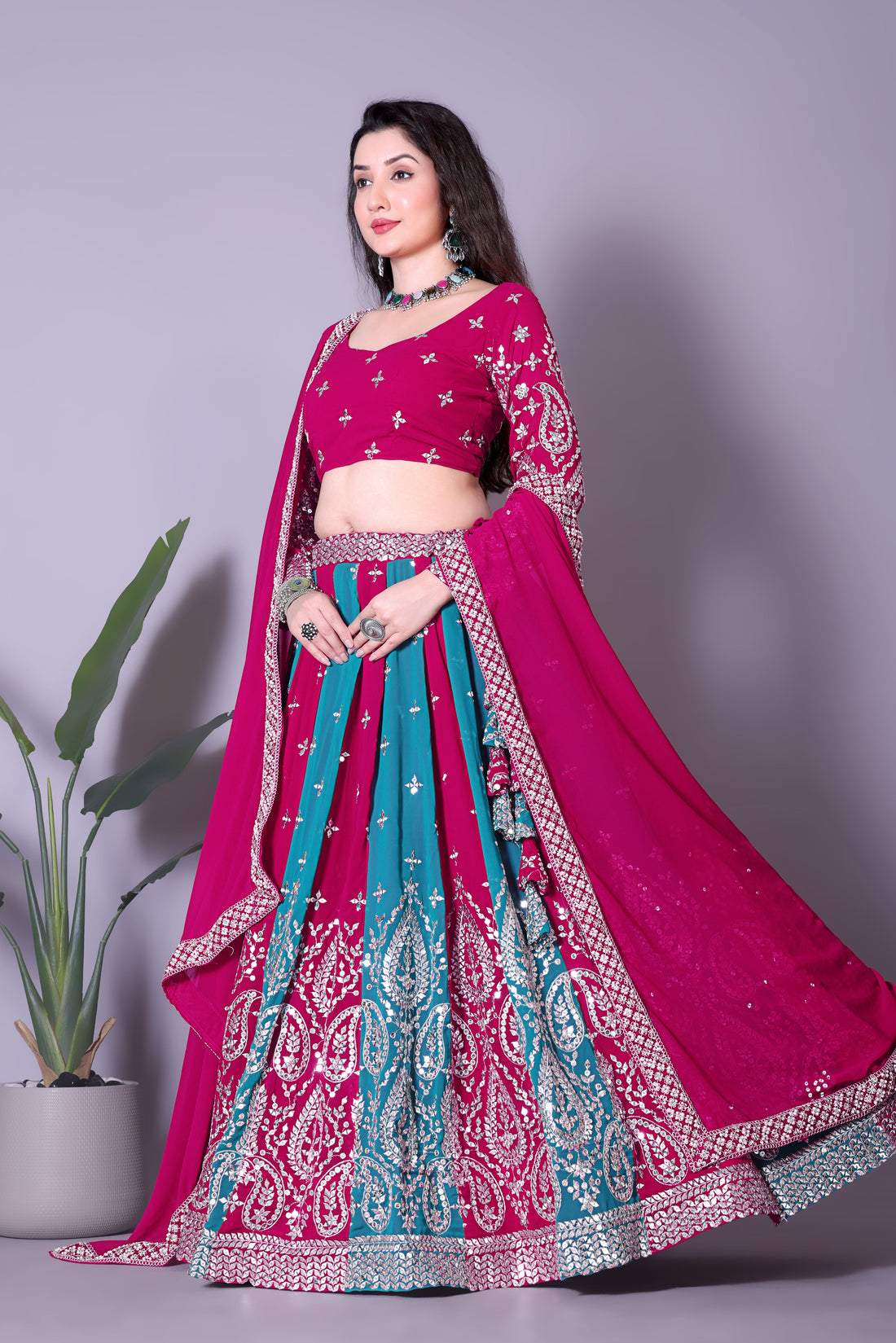 Pink Designer Lehenga Choli Edition